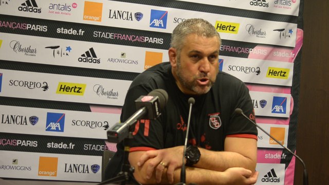 Rugby Top 14 - Christophe Urios après Stade Français - Oyonnax (1ère partie)