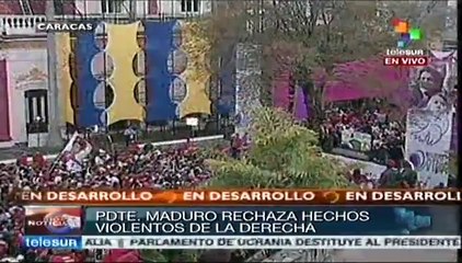 Chavismo no es caldo de cultivo de la violencia insiste Nicolás Maduro
