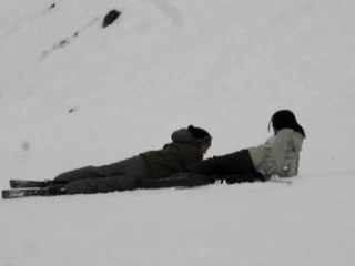 Grosse balayette en ski lol!!