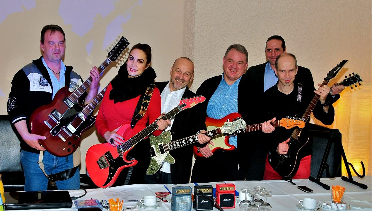 Indoor Gitarrenweltrekord am 05.04.2014 Filderhalle in Leinfelden