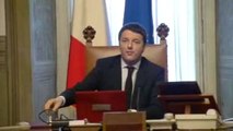 Roma - Il Presidente del Consiglio, Matteo Renzi al Consiglio dei Ministri n. 1 (22.02.14)