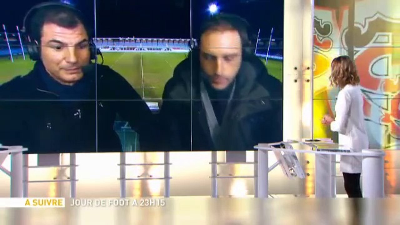 Quand Marc Lievremont boit une bière à l'antenne de Canal+