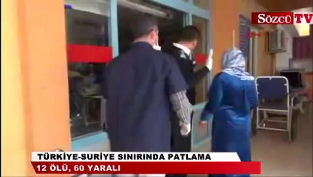 Türkiye-Suriye sınırında patlama