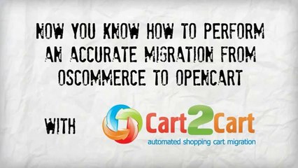 Flawless osCommerce to OpenCart Migration with Cart2Cart