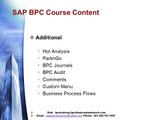 SAP BPC Training | SAP BPC Course | SAP BPC Training Online