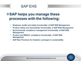 SAP EHS Training | SAP EHS Course | SAP EHS Training Online