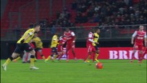 Sébastien CORCHIA marque un magnifique coup-franc (54ème) - Valenciennes FC - FC Sochaux-Montbéliard - (2-2) - 22/02/14 - (VAFC-FCSM)