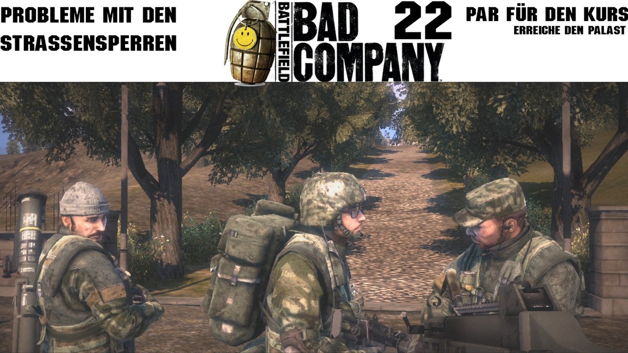 Let's Play Battlefield: Bad Company - #22 - Probleme mit den Straßensperren