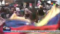 Miles de venezolanas lanzan un grito de paz a opositores