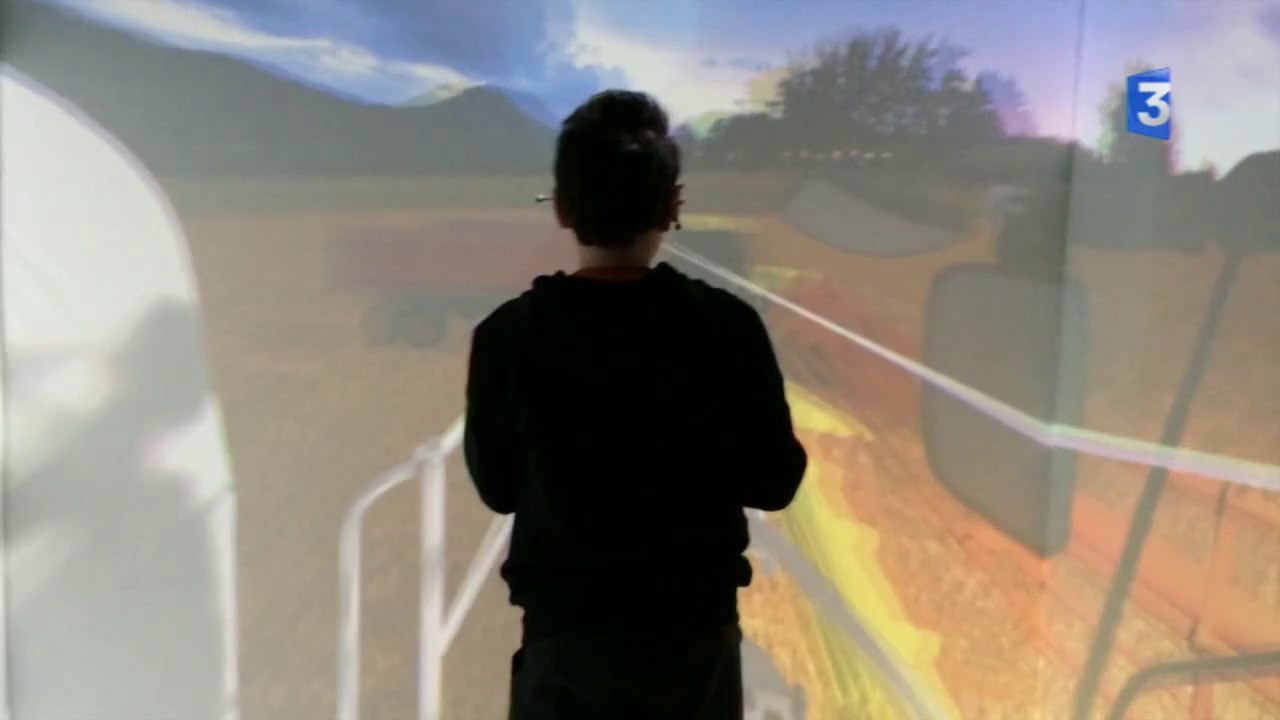 SIA 2014 : Simulateur moissonneuse 3D