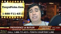 Providence Friars vs. Butler Bulldogs Pick Prediction NCAA College Basketball Odds Preview 2-23-2014