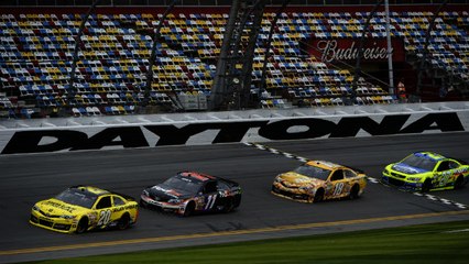 A view of Daytona inside the pace car