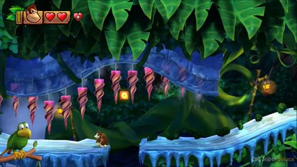 Soluce Donkey Kong Country Tropical Freeze : le niveau 5-6 à 100 % (lettres, pièces de puzzle, secrets)