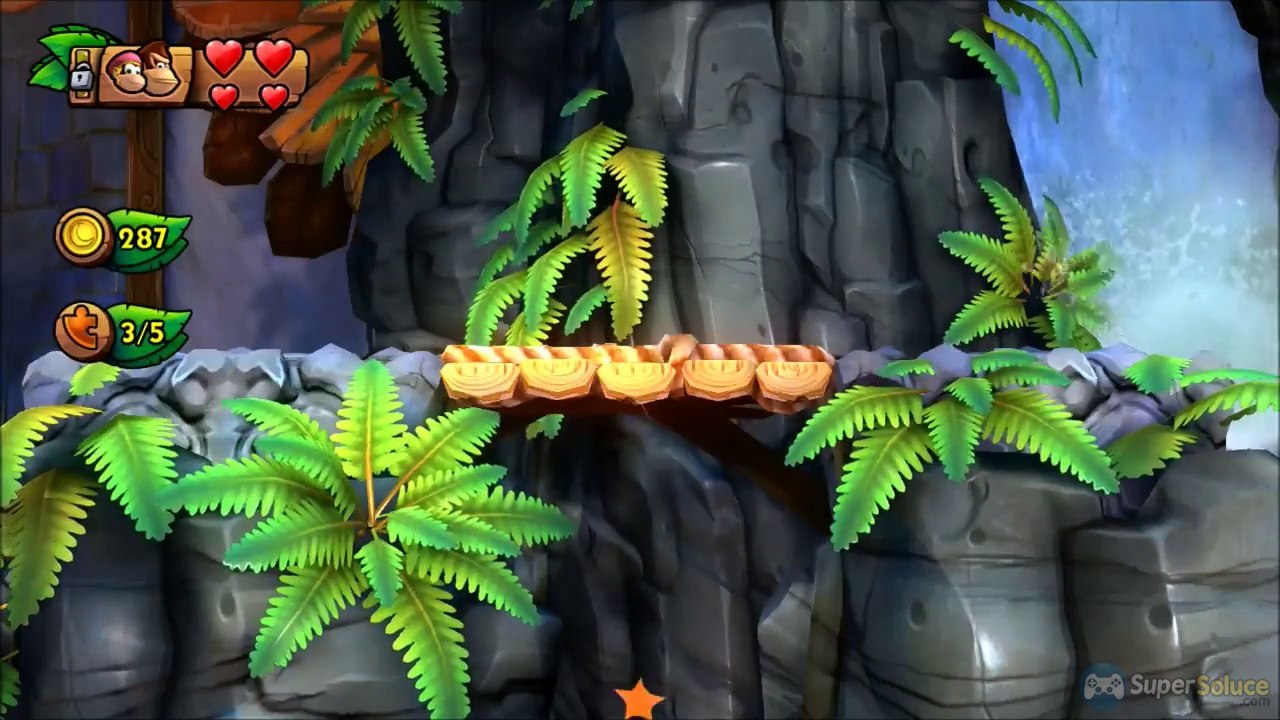 Soluce Donkey Kong Country Tropical Freeze : le niveau 2-6 à 100 %  (lettres, pièces de puzzle, secrets) - Vidéo Dailymotion