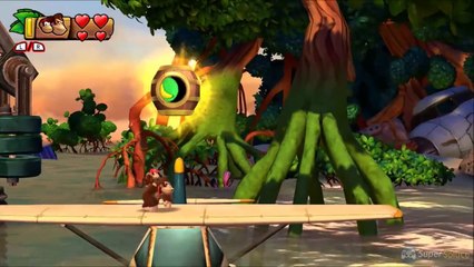Soluce Donkey Kong Country Tropical Freeze : le niveau 1-4 à 100 % (lettres, pièces de puzzle, secrets)