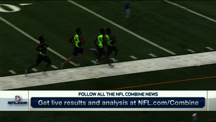 Speedy wide receivers at combine