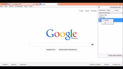 İnternet Explorerde Geçmişi Silme(ÇOK KOLAY)