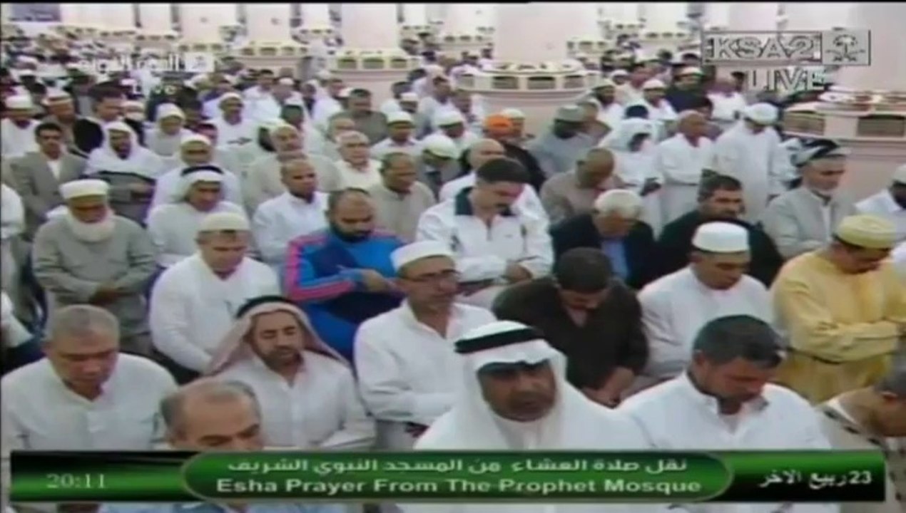 23rd February 2014 Madeenah 'Isha led by Sheikh Qaasim