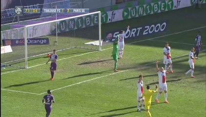 #ToulouseFCPSG : Le 2ème but violet, l'oeuvre de Wissam Ben Yedder