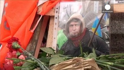 Ucraina, l'omaggio alle vittime di Maidan