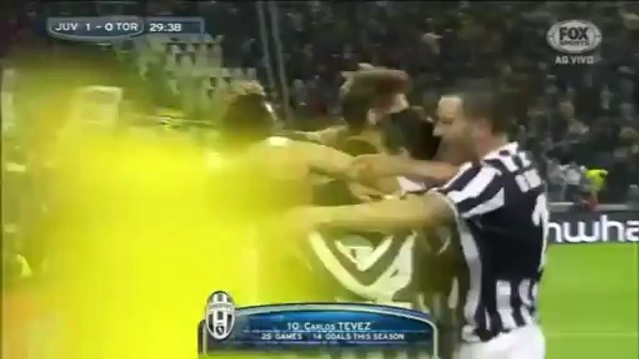 Juventus 1 vs 0 Torino -  Goal Carlos Tévez -
