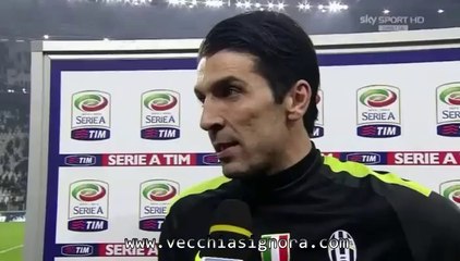 Juventus-Torino 1-0: intervista a Buffon