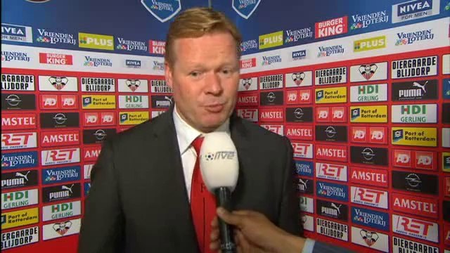 28-04-2013 Ronald Koeman na Feyenoord - Heracles Almelo