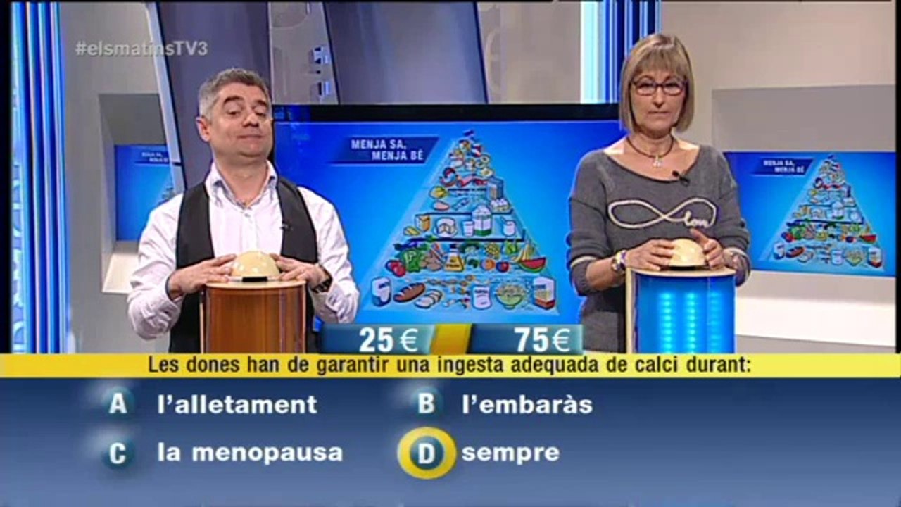 TV3 - Els Matins - Concurs "Menja sa, menja bé" (14/02/14)