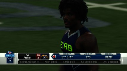 Dri Archer turns heads in the 40-yard dash