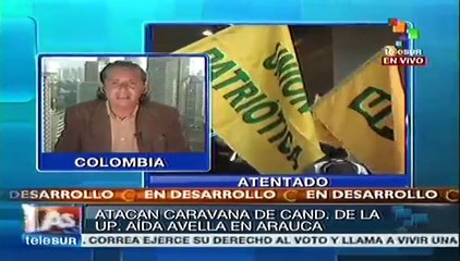 Sufre atentado candidata presidencial de Unión Patriótica de Colombia