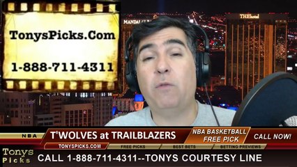 Portland Trailblazers vs. Minnesota Timberwolves Pick Prediction NBA Pro Basketball Odds Preview 2-23-2014