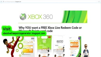 Xbox Live Microsoft Points Generator With Gold membership 2014