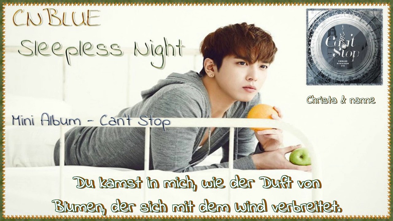 CNBLUE - Sleepless Night k-pop [german sub]