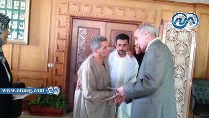 مدير أمن المنوفية يكرم رجال الشرطة المصابين أثناء عملهم