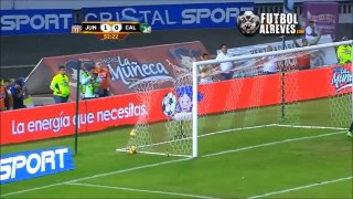 Gol y celebración de Dominguez contra Leonel