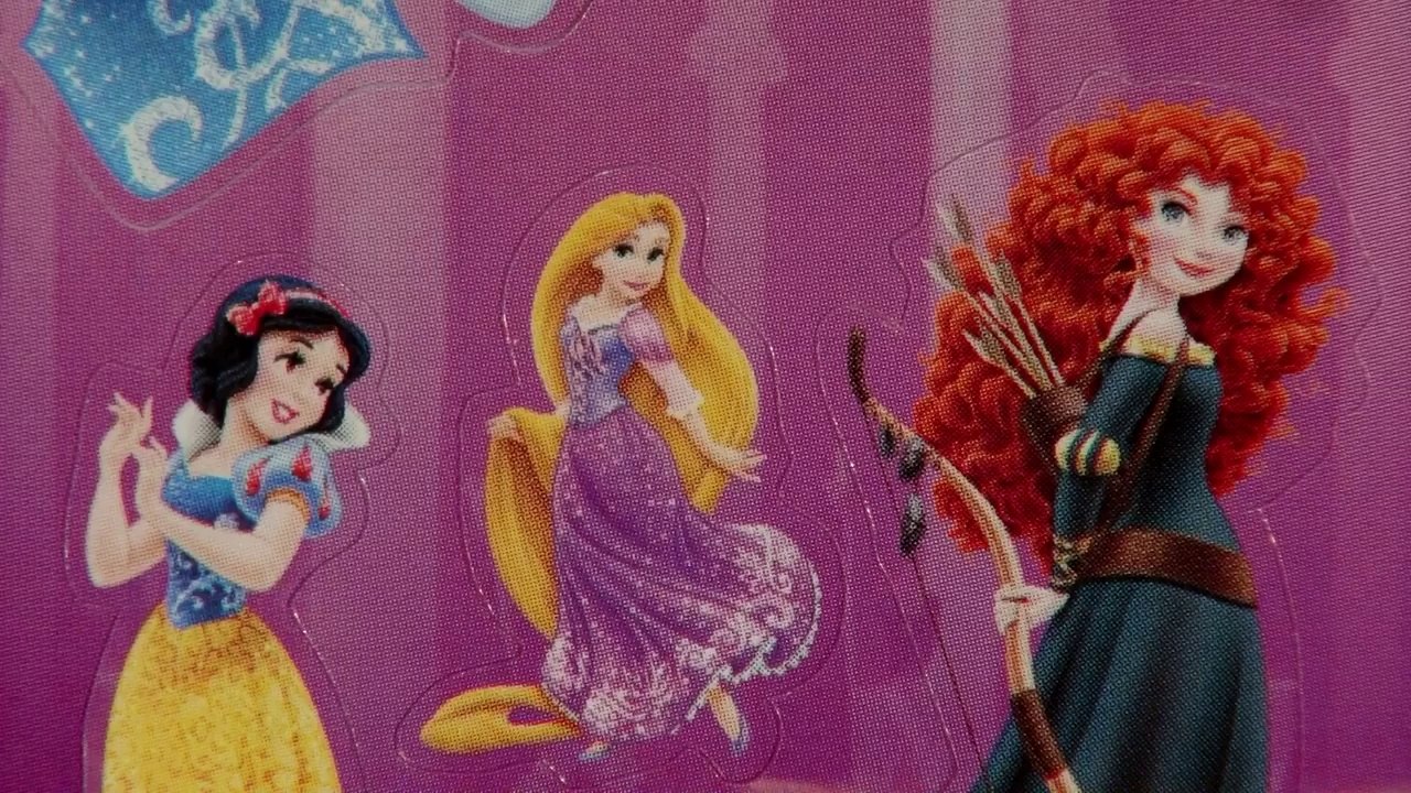 1001 Disney Princess Stickers in beautiful HD video