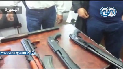 أجهزة #الأمن تضبط مجموعة من الخارجين عن القانون وبحوزتهم عدد من الأسلحة النارية
