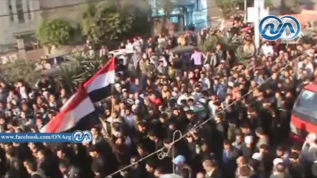 جنازة عسكرية لشهيد الشرطة إثر مطاردته لعناصر إجرامية بالدقهلية