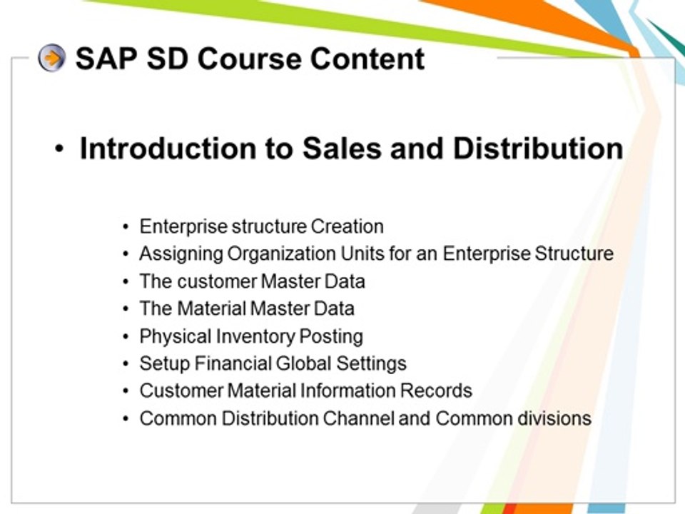 SAP SD Training | SAP SD Online Training | SAP SD Course