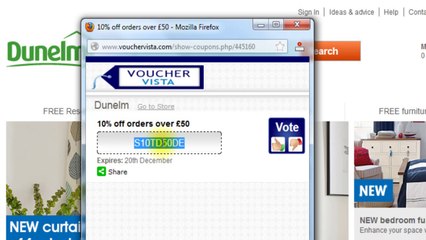 Dunelm Vouchers at vouchervista.com