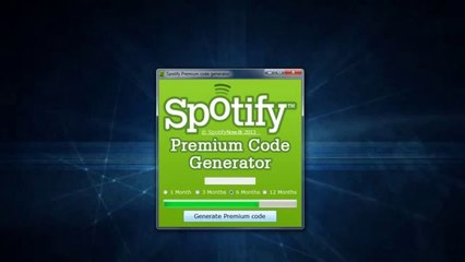 Spotify Premium Code Generator Working February 2014
