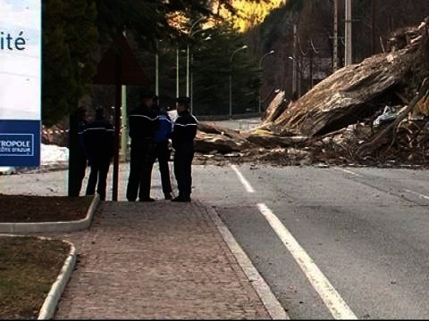 Alpes du Sud: les intempéries responsables des éboulements en série – 24/02