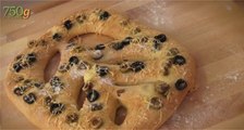 Recette de Fougasse aux olives - 750 Grammes