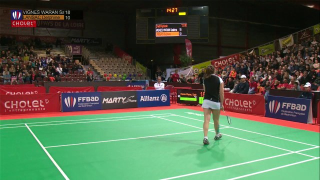 Championnats de France Cholet 2014 finale simple femmes