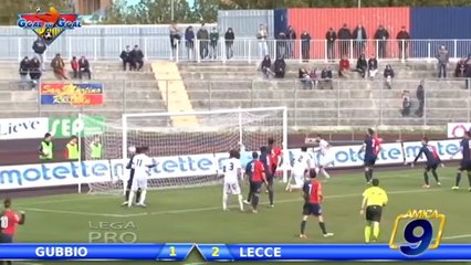 Gubbio - Lecce 1-2 | Highlights Lega Pro I Div. Gir.B 25^ Giornata 23/02/2014