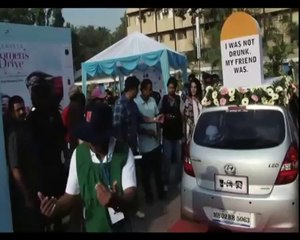Manish Paul, Elli flag off a car rally