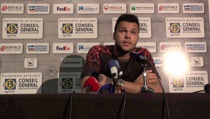 Open 13 - tennis : Jo-Wilfried Tsonga revient sur sa défaite contre Ernest Gulbis