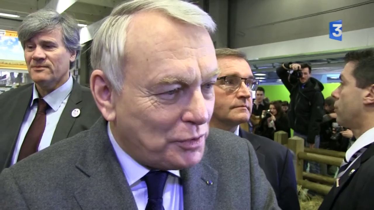 SIA 2014 : Jean-Marc Ayrault positive au Salon de l'Agriculture