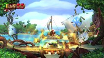 Donkey Kong Country: Tropical Freeze 1-1 - Gameplay - Puzzle y letras 100%