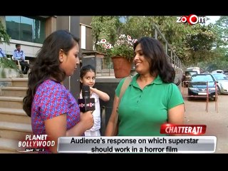 Public response on which superstar should work in a horror film